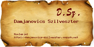 Damjanovics Szilveszter névjegykártya